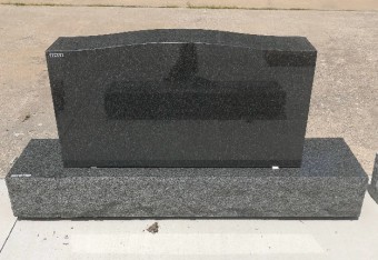 #2534-CL Clearance Impala Black Upright 42" Long X 8" Thick X 22" Tall comes with engraving