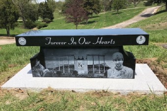 #1396 Etching on Bench Back ADDTL Service