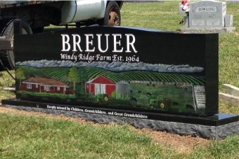 #3388 Etching Scene on Back (Full Size) ADDTL Service