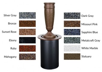 In-ground 5" Regal Vase MC