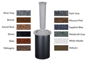 In-ground 5" Tiara Vase MC