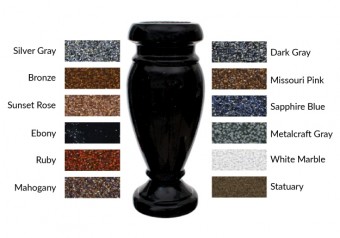 Metal Vase 4x10 Paragon MC