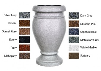 Metal Vase 6x10 Paragon MC