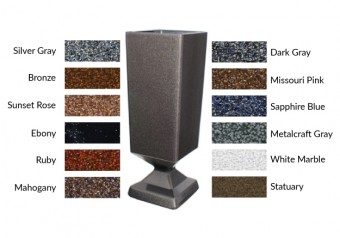 Metal Vase Medallion MC