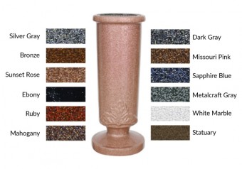 Metal Vase Oak Leaf MC