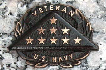 #2508 Military Marker Mount Medallion Bronze ADDTL Service