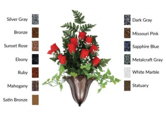 Monarch Wall Mount Vase MC