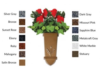 Small Patriot Wall Mount Vase MC