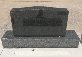 #2534-CL Clearance Impala Black Upright 42" Long X 8" Thick X 22" Tall comes with engraving