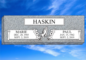 #278 Grassmarker Grey 42" Long X 14" Wide X 4" Thick 