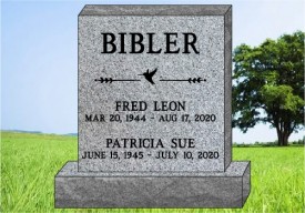 #3692 Elite Gray Granite Upright 36" L x 6" W x 36" H