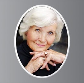 #1032V 5.1x7.1 inches OC-9 Oval Porcelain Photo 