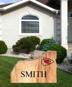 #2427 Yard Rock Wood Sandstone 36" L X 2" W X 24" H