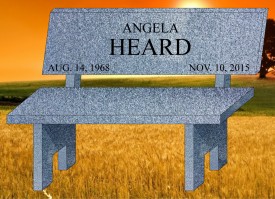 #316 Park Bench Millstone Gray  48" L x 16" W x 34" H