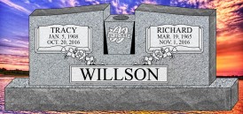 #317 Elite Gray Granite Upright 60" L x 6" W x 26" H