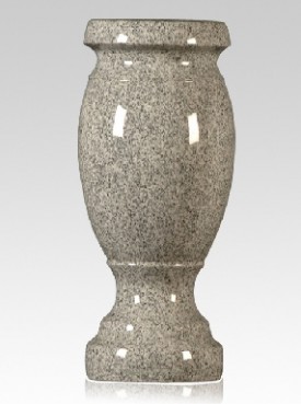 #231 Vase 4x10 Round Grey Granite 