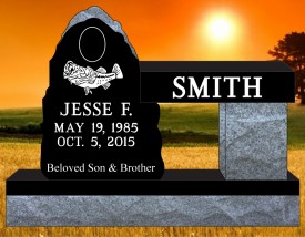 #1464 Black Rock Bench 36" Long X 6" Thick X 27" Tall comes with engraving 