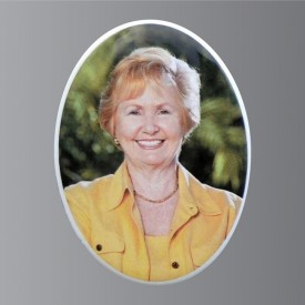 #157V 3.2x3.9 inches OC-5 Oval Porcelain Photo 