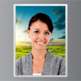 #1847V 4x6 inches RT-4 Rectangle Porcelain Photo 