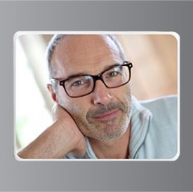 #1849H 5x7 inches RT-1 Rectangle Porcelain Photo 