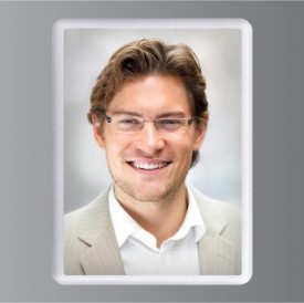 #1850V 7.1x9.5 inches RT-2 Rectangle Porcelain Photo 