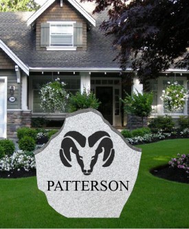 #2420 Yard Rock Millstone Gray 32" L X 2" W X 32" H