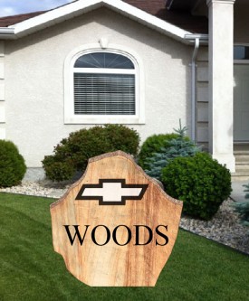 #2426 Yard Rock Wood Sandstone 32" L X 2" W X 32" H