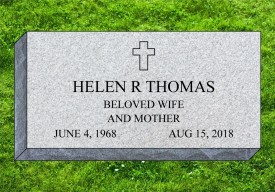 #2809 24x12 Military Match Grassmarker Gray Granite