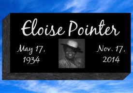 #308L-1  Black Granite Grassermarker All Laser Etched With Photo size 24" L x 12" W x 4" H   (Add Your photo)