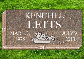 #309-P1 Grassmarker Deerbrown 24" Long X 12" Wide x 4" Thick