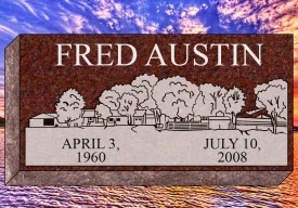 #613 Grassmarker India Red 24" Long X 12" Wide X 4" Thick