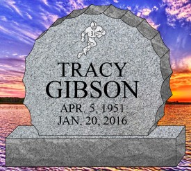 #740 Elite Gray Granite Upright 36" L x 6" W x 32" H