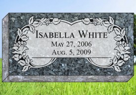 #782 Grassmarker Blue Pearl 24" Long X 12" Wide X 4" Thick