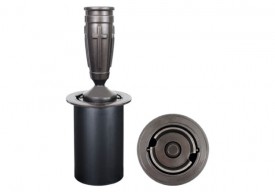 In-ground 5" Regal-Cross Vase MC