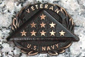 #2508 Military Marker Mount Medallion Bronze ADDTL Service