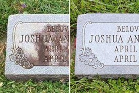 #2284 Monument Cleaning in Cemetery D2 ADDTL Service